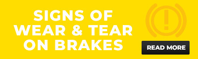 Signs of wear and tear on brakes