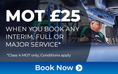 MOT for 25 with a service